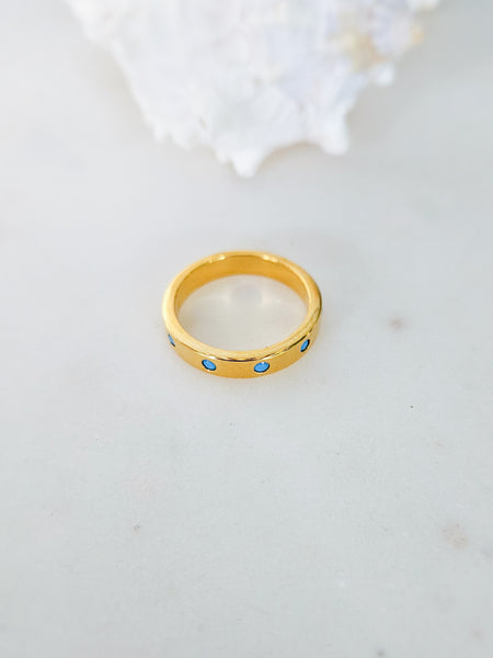 Turquoise Stacking Band - Fairley