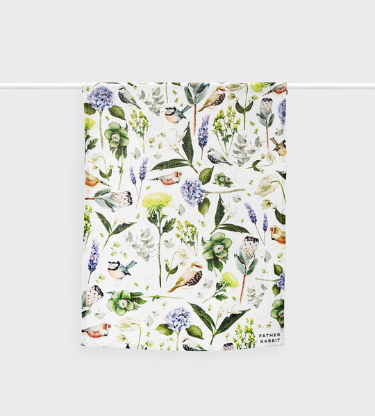 Botanica Tea Towel - Father Rabbit