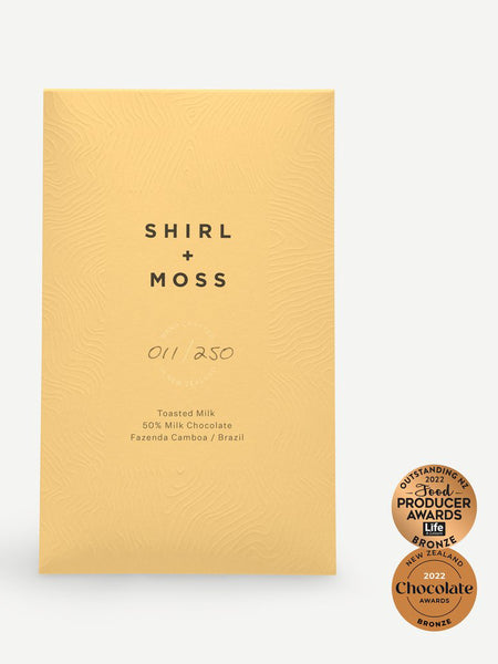 CHOCOLATE Toasted Milk 50% Milk Chocolate Bar - Shirl + Moss