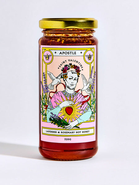 Saint Valentine|Lavender + Rosemary Hot Honey - Apostle