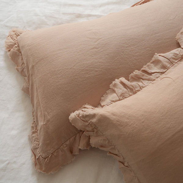 French Flax Linen Pillow Case Pair - Home Lab