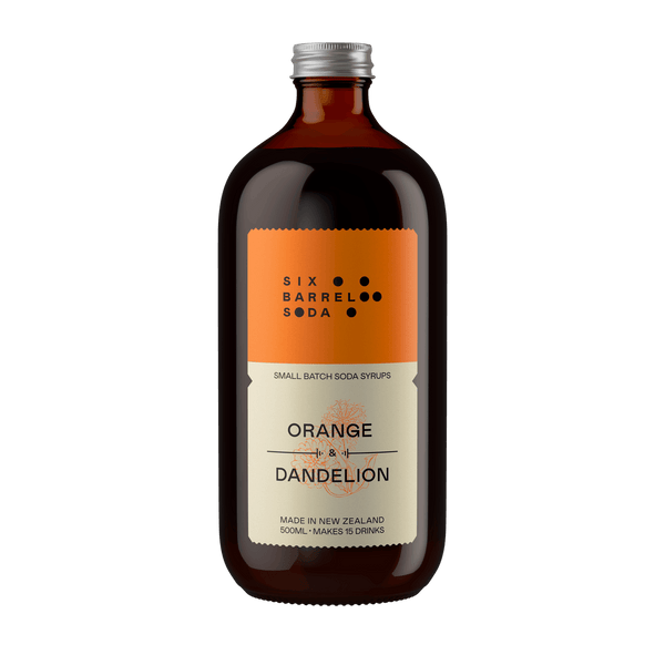 Orange + Dandelion Soda Syrup  - Six Barrel Soda