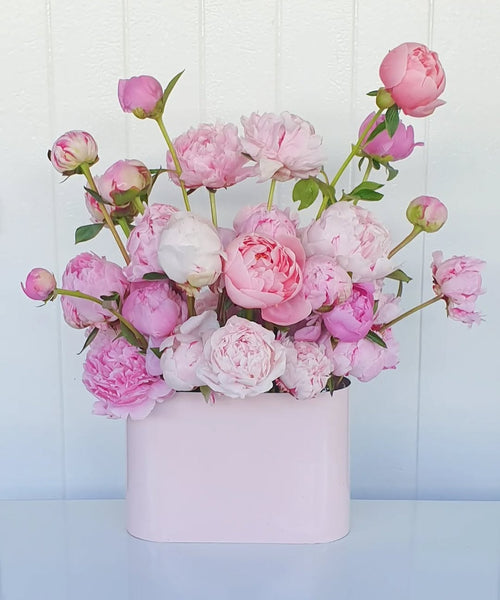 Peony Vase Arrangement Workshop Class