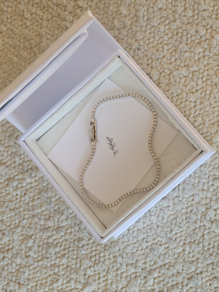 Tennis Bracelet Gold - Sophie Store