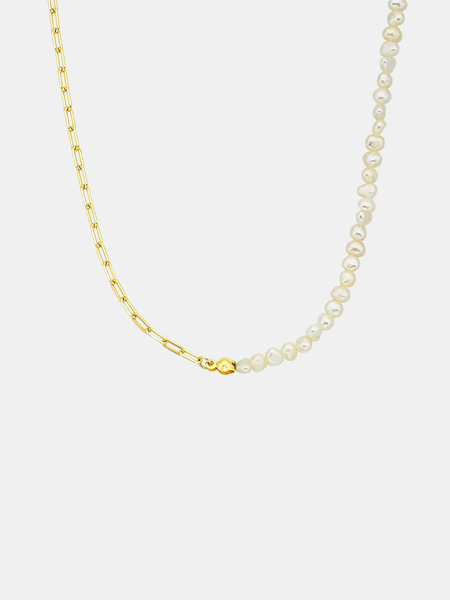 Mini Pearl Link Necklace- Sophie Store
