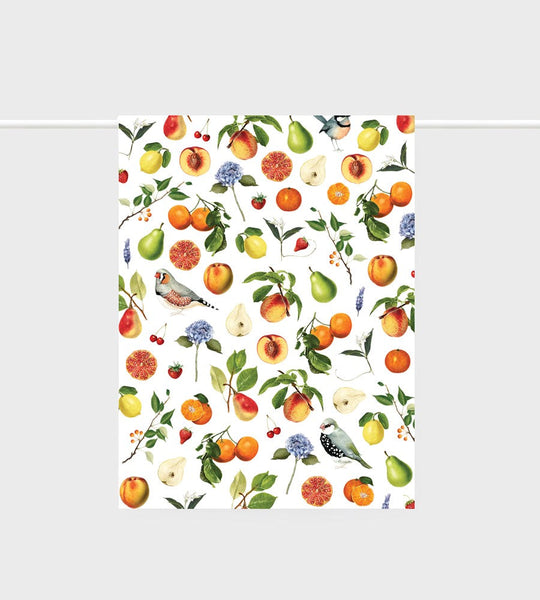 Summer Fruits Tea Towel - Father Rabbit