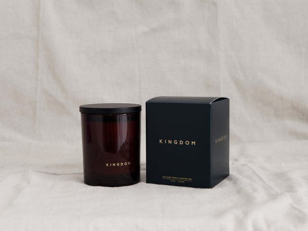 Kingdom Candle - Lychee + Black Orchid