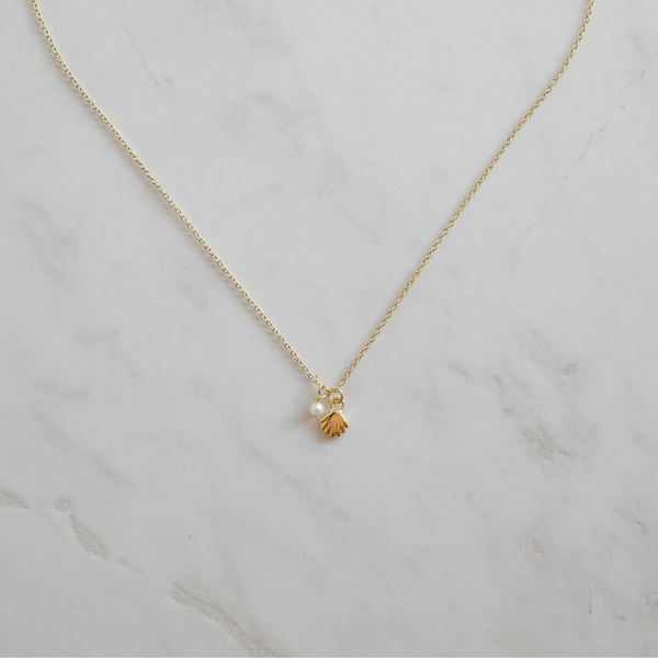 She Shells Necklace with Pearl - Sophie Store