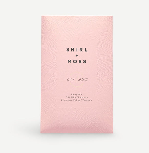 CHOCOLATE - Berry Milk 55% Milk Chocolate | Shirl + Moss