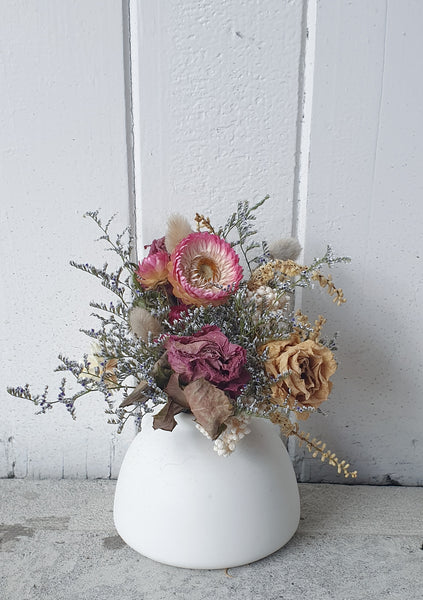 Small Dried Floral Vase