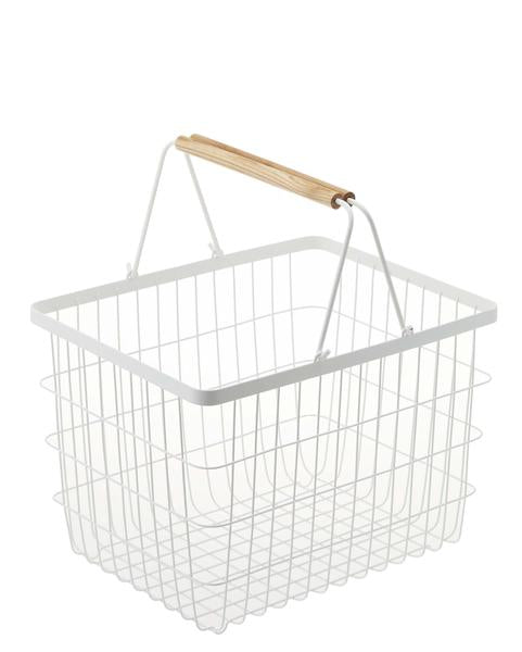 Yamazaki | Tosca Laundry Basket White | Small