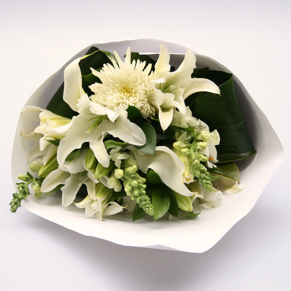 Elegant White Bouquet - Christmas Edition