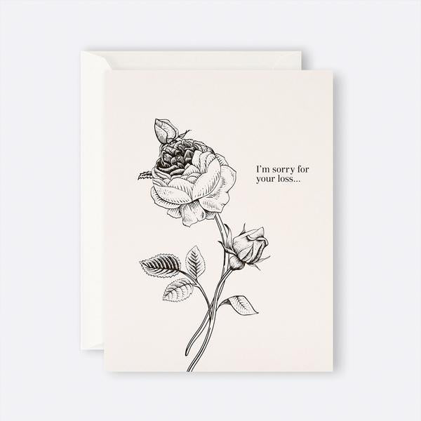 Father Rabbit Stationery | Card | I'm sorry for your loss Rose