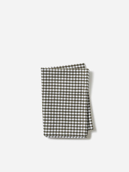 Gingham Washed Cotton Tea Towel - Citta