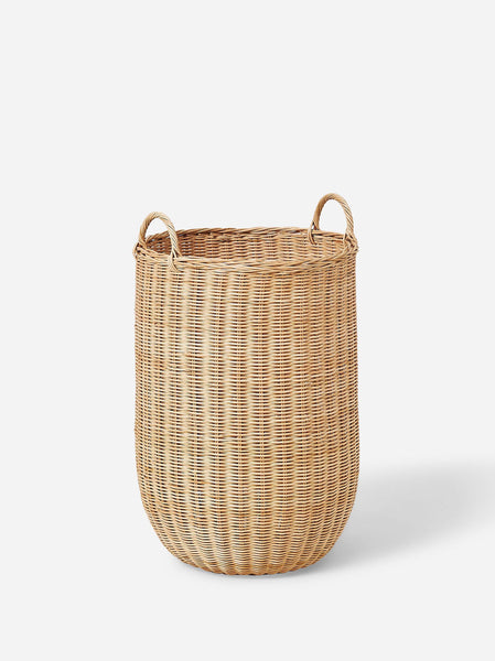 Round Rattan Laundry Basket - Citta