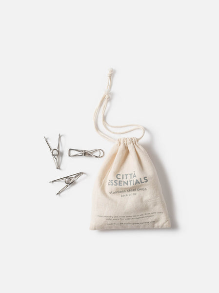 Stainless Steel Pegs pack/20